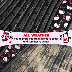 Carbella Hello Kitty next to shoe for scale and fit guidance