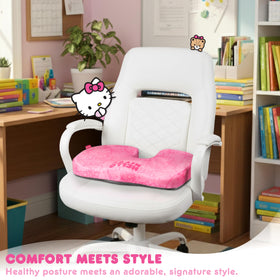 Carbella Hello Kitty zippered cover detail easy-to-remove for washing