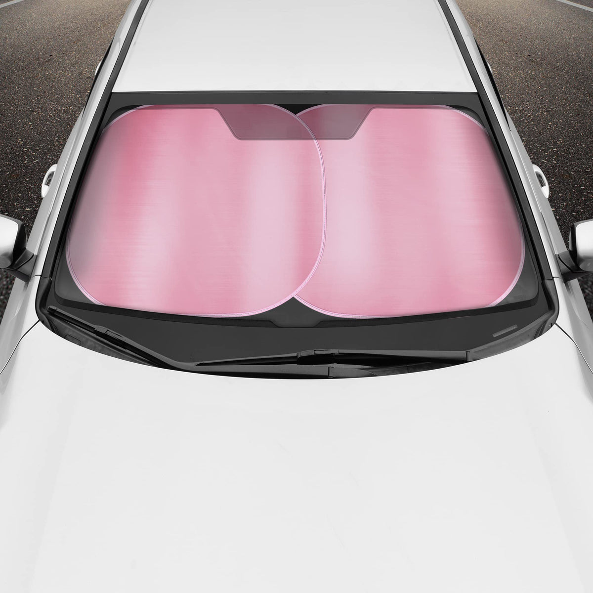 Carbella folded sunshade compact for storage highlighting quick stow and space saving