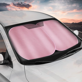 Carbella sunshade next to ruler showing 31.75 by 28.75 inch dimensions for fit confirmation