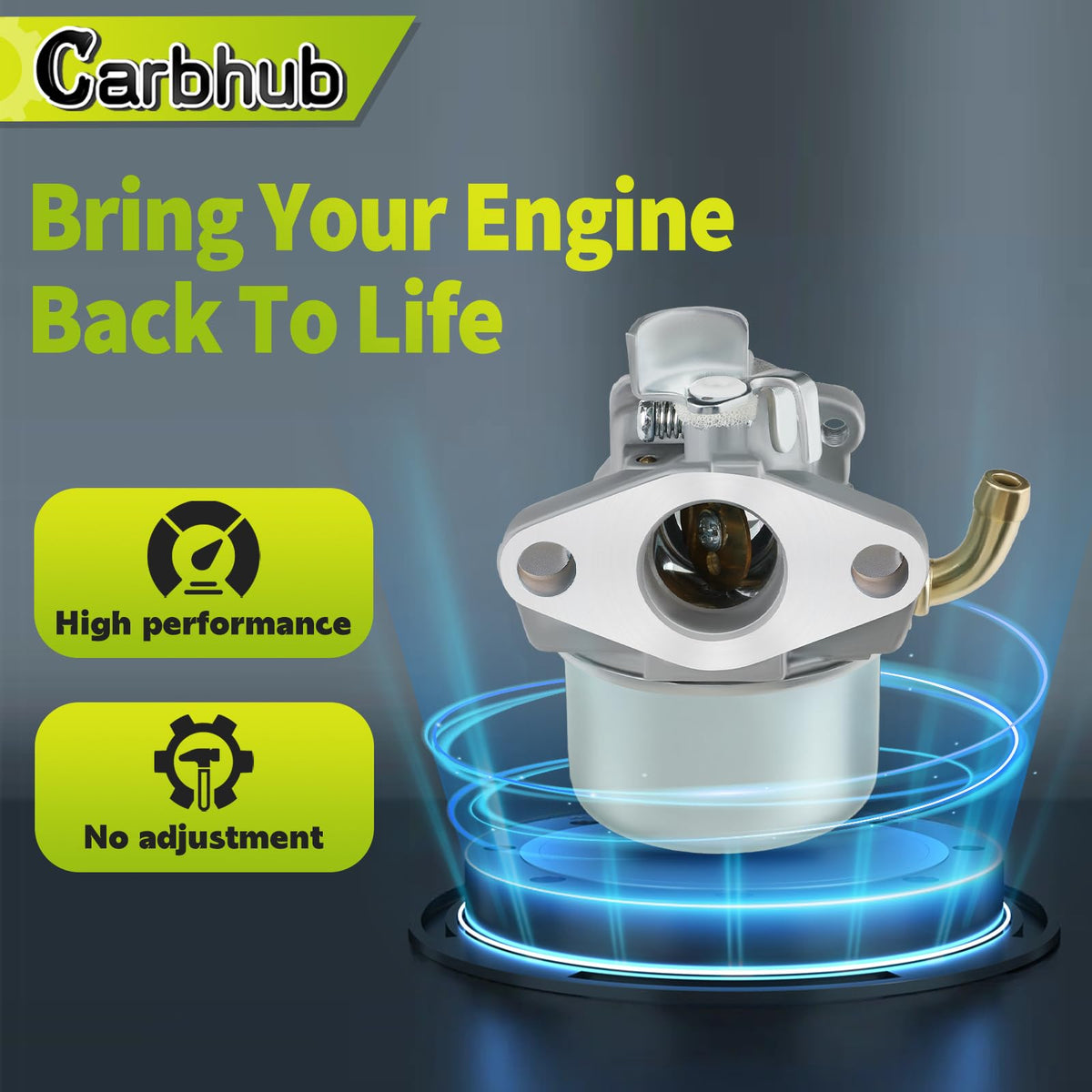 Carbhub packaged kit overview displaying all included parts for one-stop repair