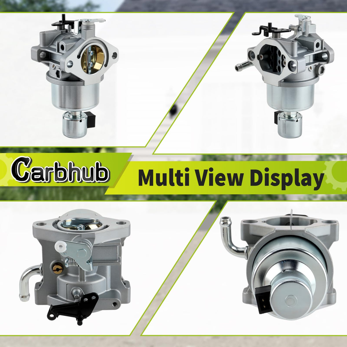 Carbhub 594605 installed on single-cylinder engine demonstrating replacement result