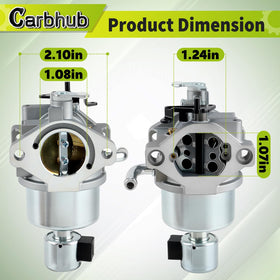 Carbhub 594605 side view showing bolt pattern for direct-fit confirmation