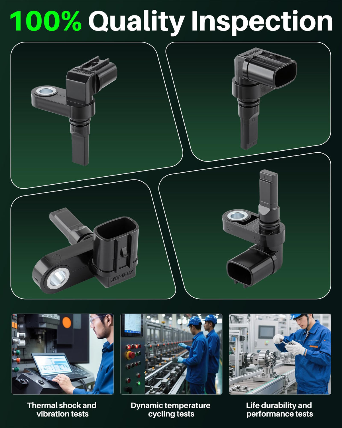 Carbhub four sensors laid out for complete-axle replacement benefit