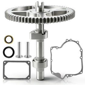 Carbhub camshaft front view showing mounting flanges and shaft for correct fit