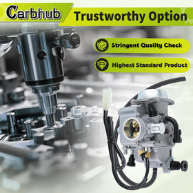 Carbhub air filter side detail with 50mm bore for secure airbox attachment