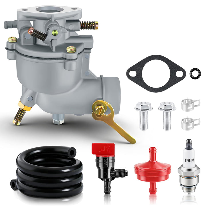 Carbhub carburetor front view showing ports, improves correct fuel delivery
