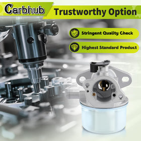 Carbhub carburetor on workbench with tools showing workshop installation context