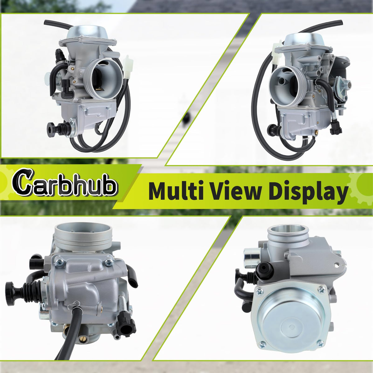 Carbhub carburetor next to ruler for scale, confirming proper dimensions