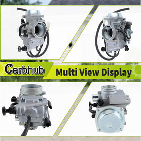 Carbhub carburetor next to ruler for scale, confirming proper dimensions