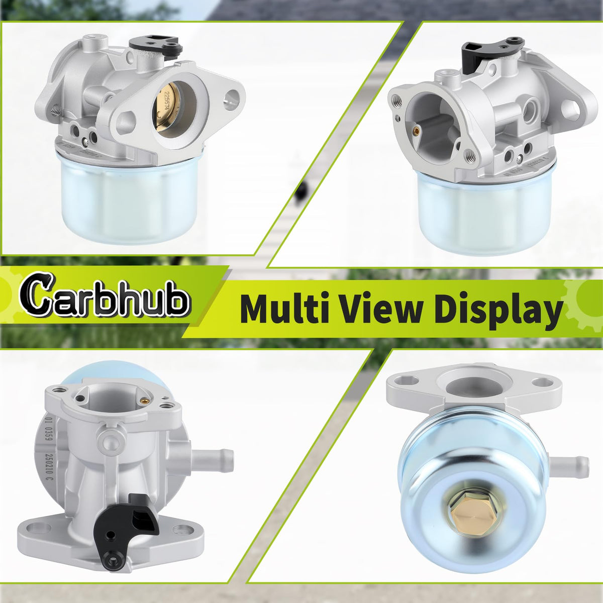 Carbhub carburetor beside ruler for scale showing compact replacement size