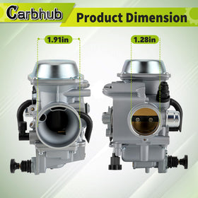 Carbhub kit filters and fuel line laid out to simplify replacement steps