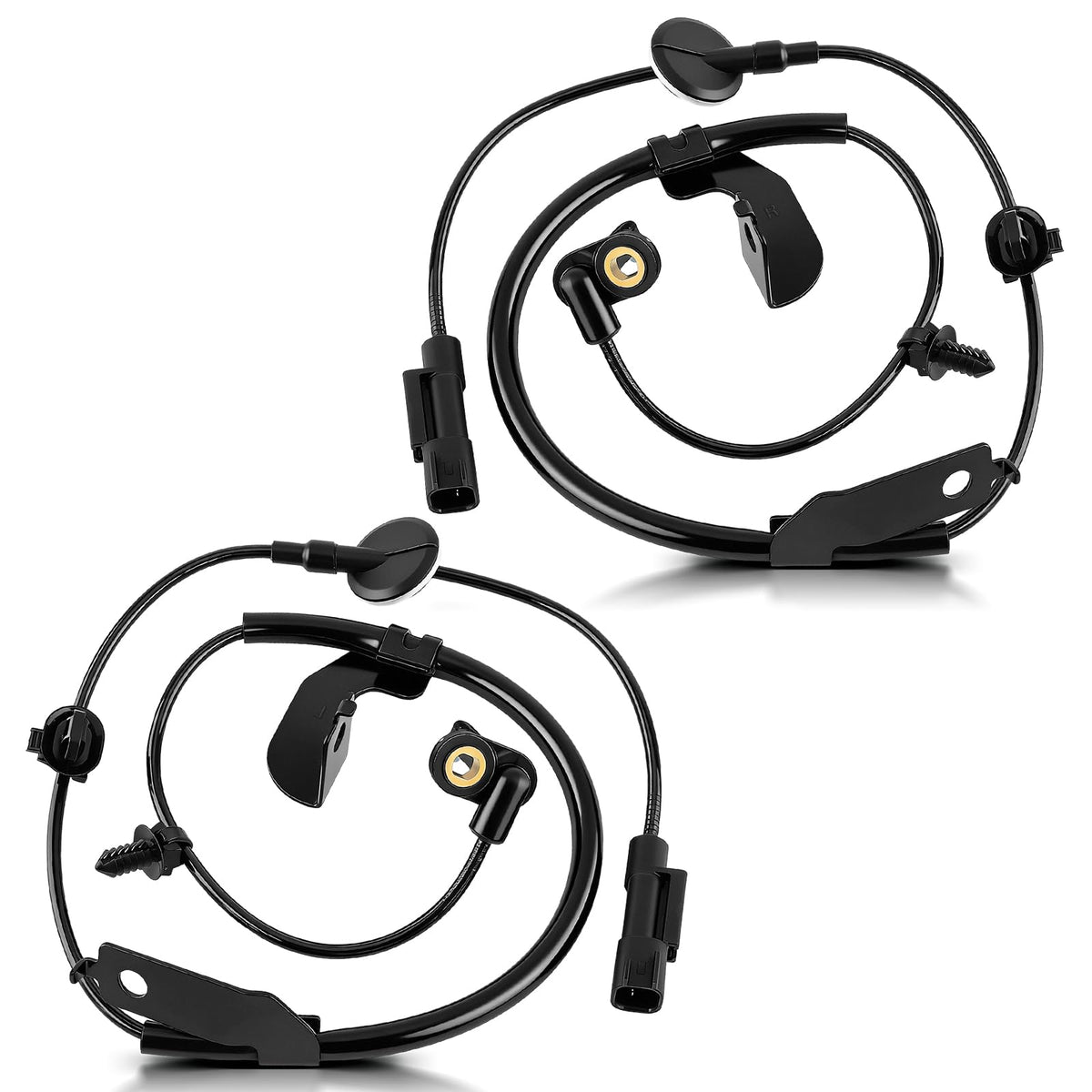 Carbhub front ABS sensors packaging showing included pair and benefits