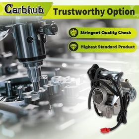 Carbhub fuel filter close-up showing inline mesh to protect carburetor