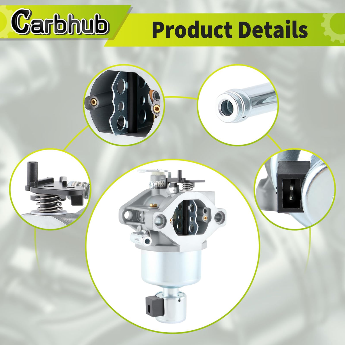 Carbhub fuel lines and shutoff valve closeup highlighting corrosion-resistant fittings