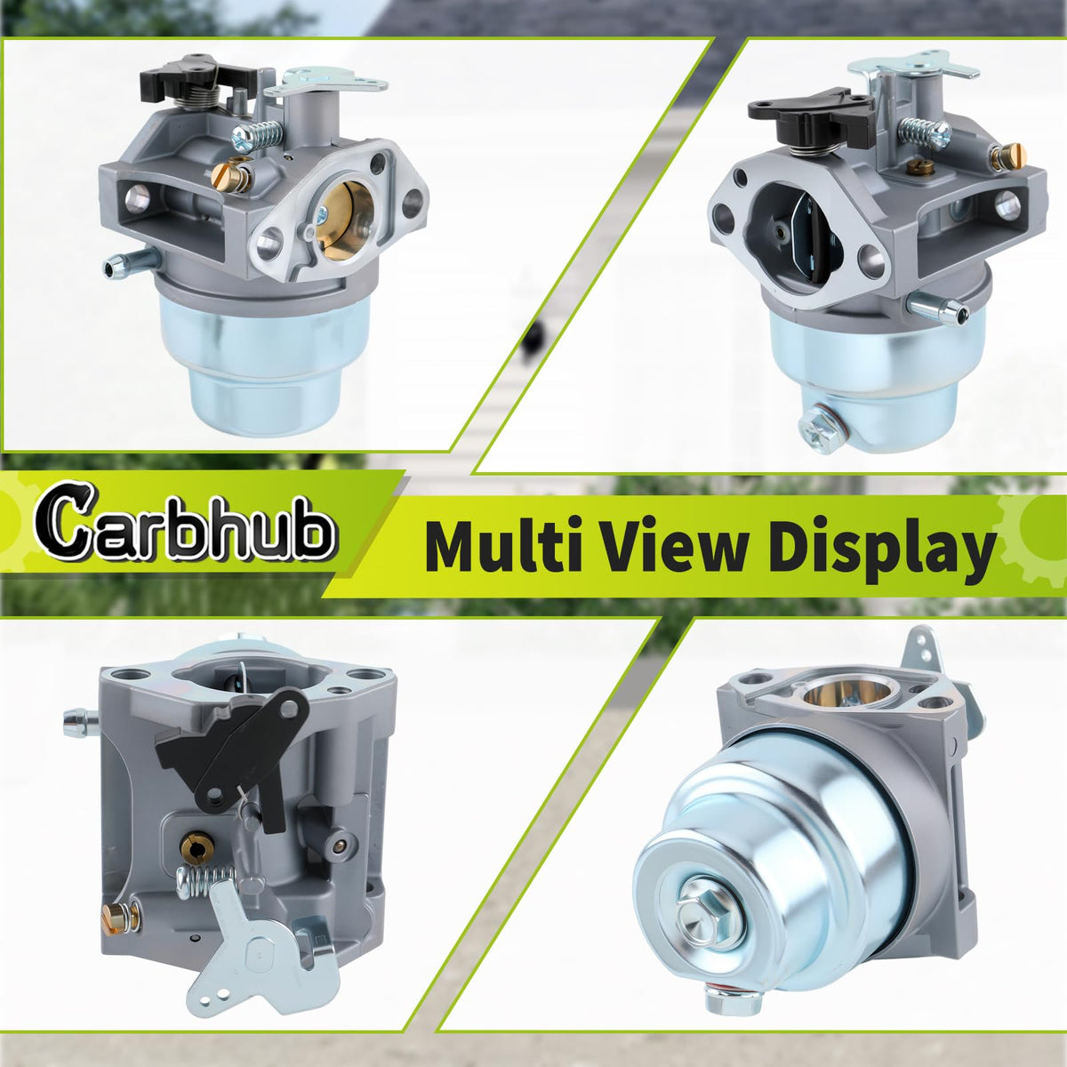 Carbhub carburetor installed on mower engine for quick restoration of power