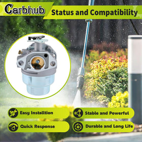 Carbhub carburetor in hand showing size for easy handling and fitment check
