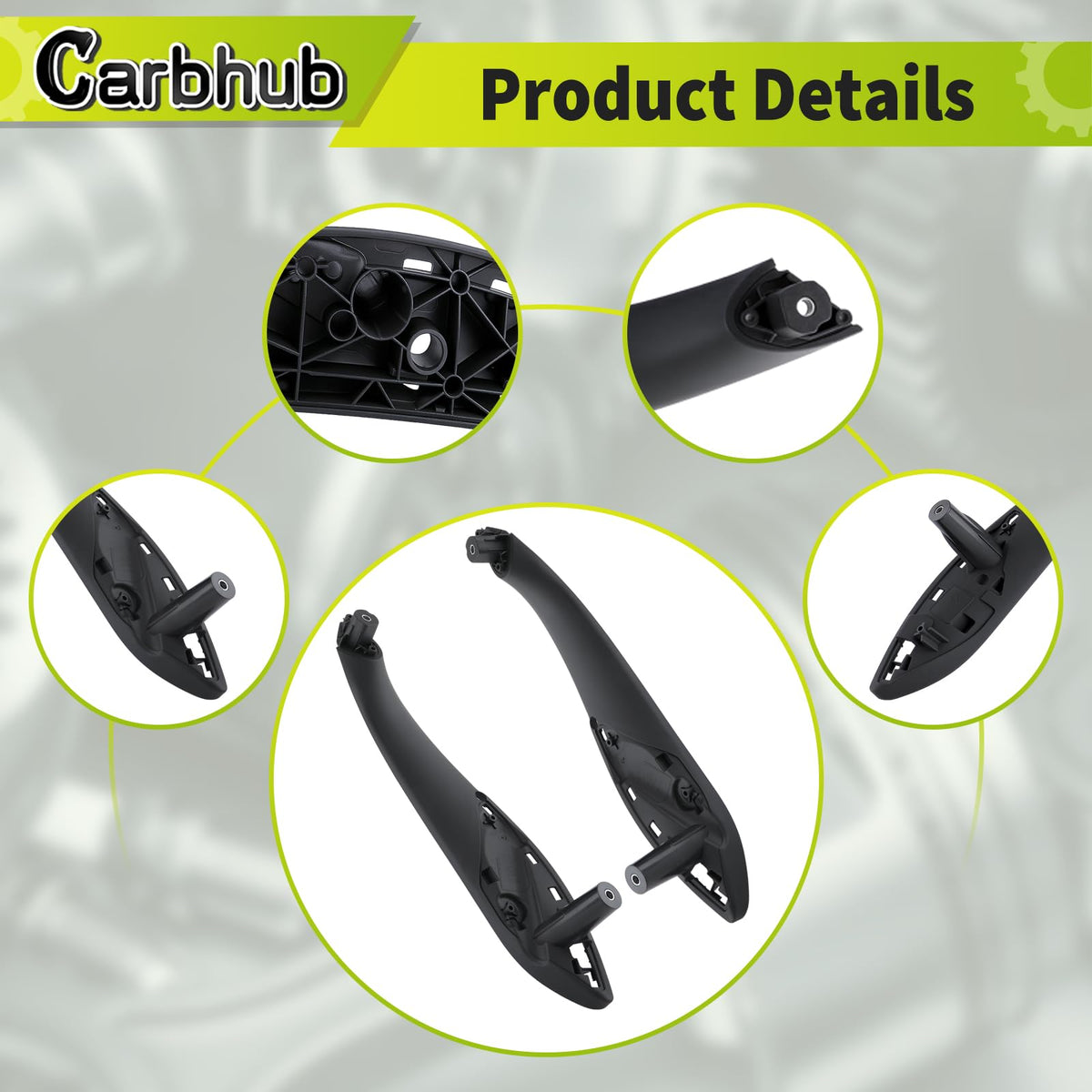 Carbhub installation in car photo showing how panels restore interior finish