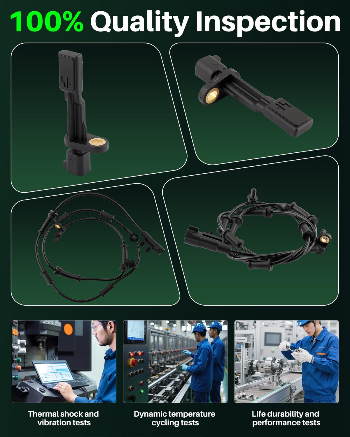 Carbhub front wheel sensor installed on Jeep Wrangler JK improving ABS signal accuracy