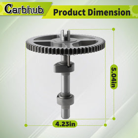 Carbhub complete kit layout with camshaft, gaskets, rods, and seals for full replacement