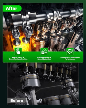 Carbhub sensors on garage workbench conveying professional installation readiness