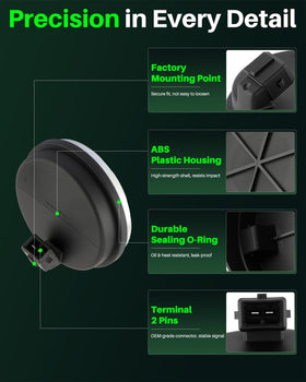 Carbhub connector detail demonstrating OEM-style plug for easy installation