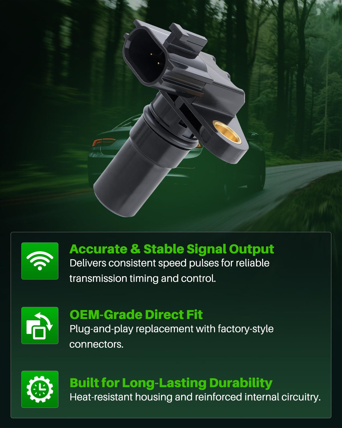 Carbhub sensor label with OE numbers clarifying compatibility and fit