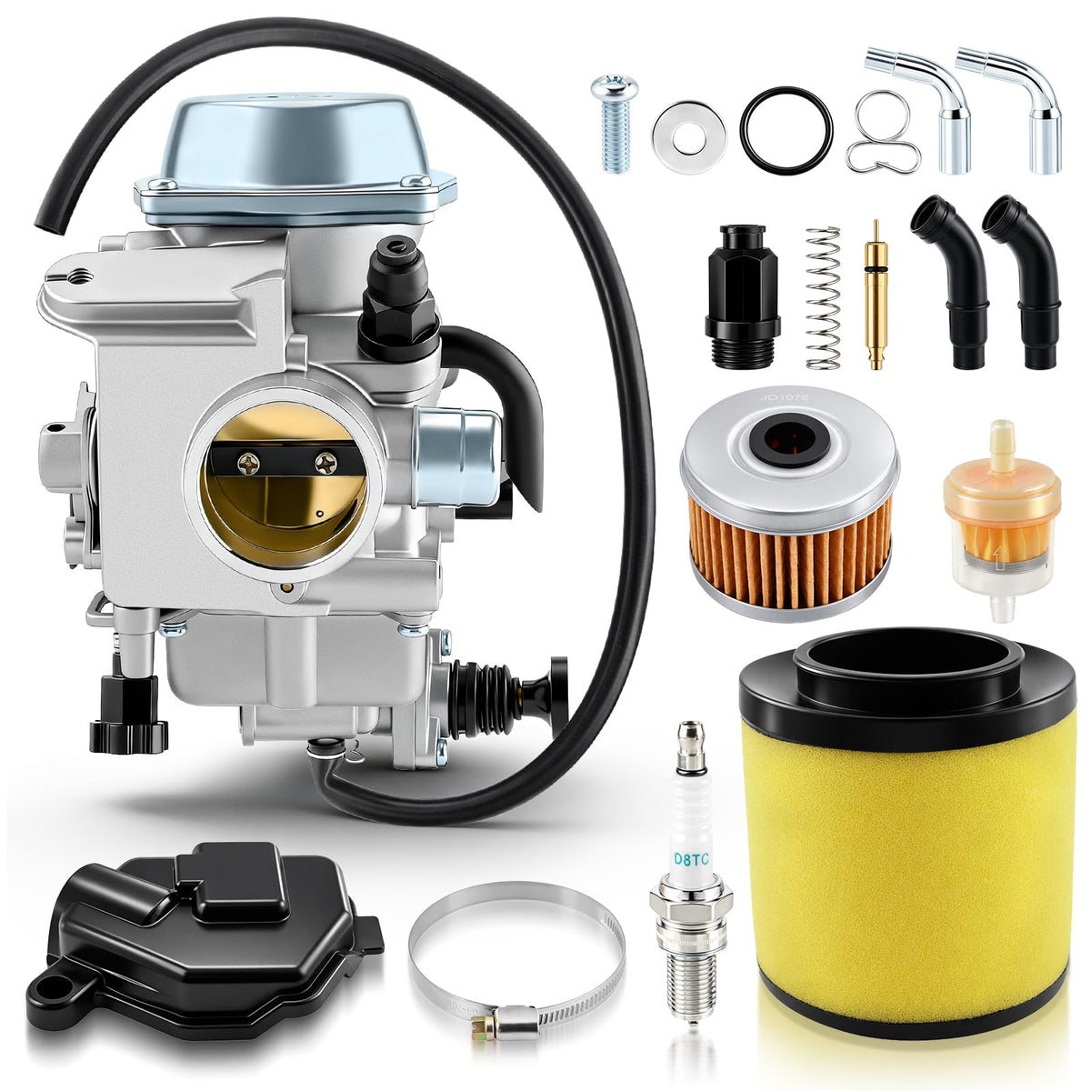 Carbhub carburetor front view showing clean casting and ports for easy fit