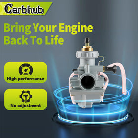 Carbhub packaged carburetor kit contents demonstrating ready-to-install convenience