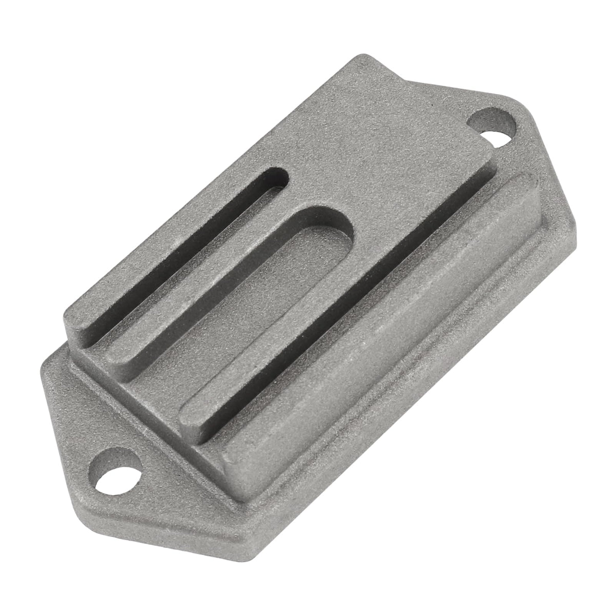Carbman regulator next to ruler showing compact size for easy replacement