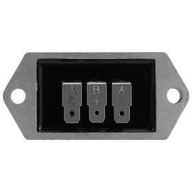Carbman three inline terminals close-up for easy wiring and reliable connection