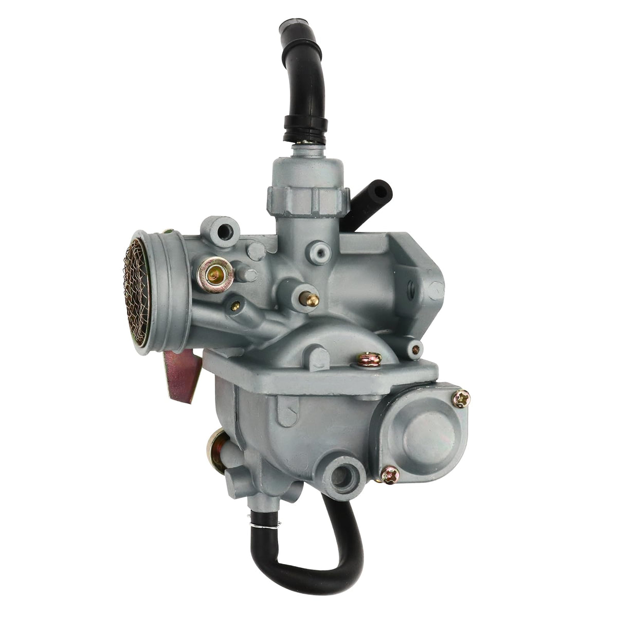 Carbman carburetor next to ruler showing 1.89 inch bolt spacing clarity