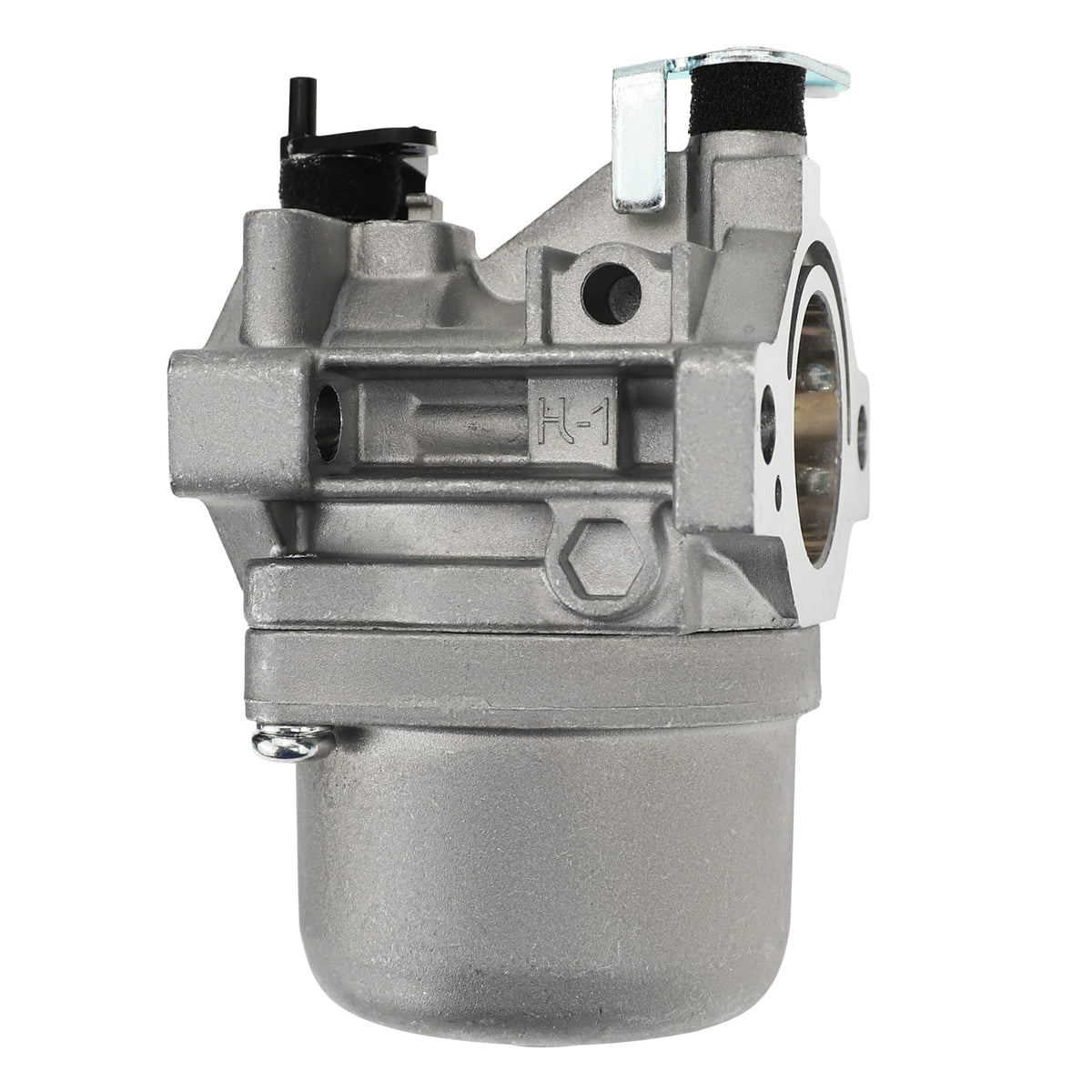 Carbman carburetor size comparison beside ruler demonstrating compact direct-fit dimensions