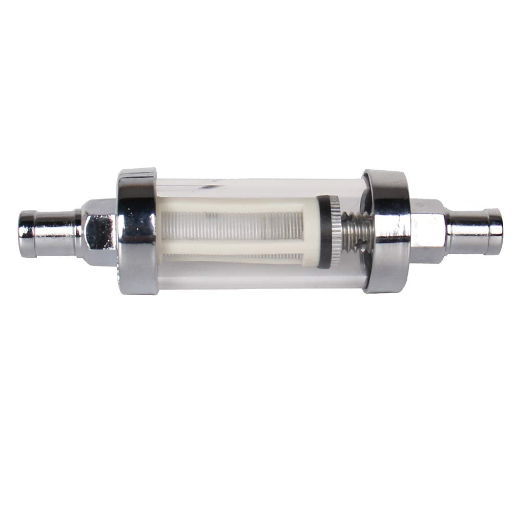 CarBole filter installed on fuel hose demonstrating leak-free connection and improved reliability