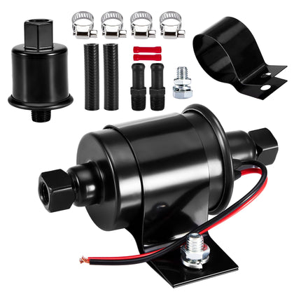 CarBole front view inline pump shows compact design and quick install benefit