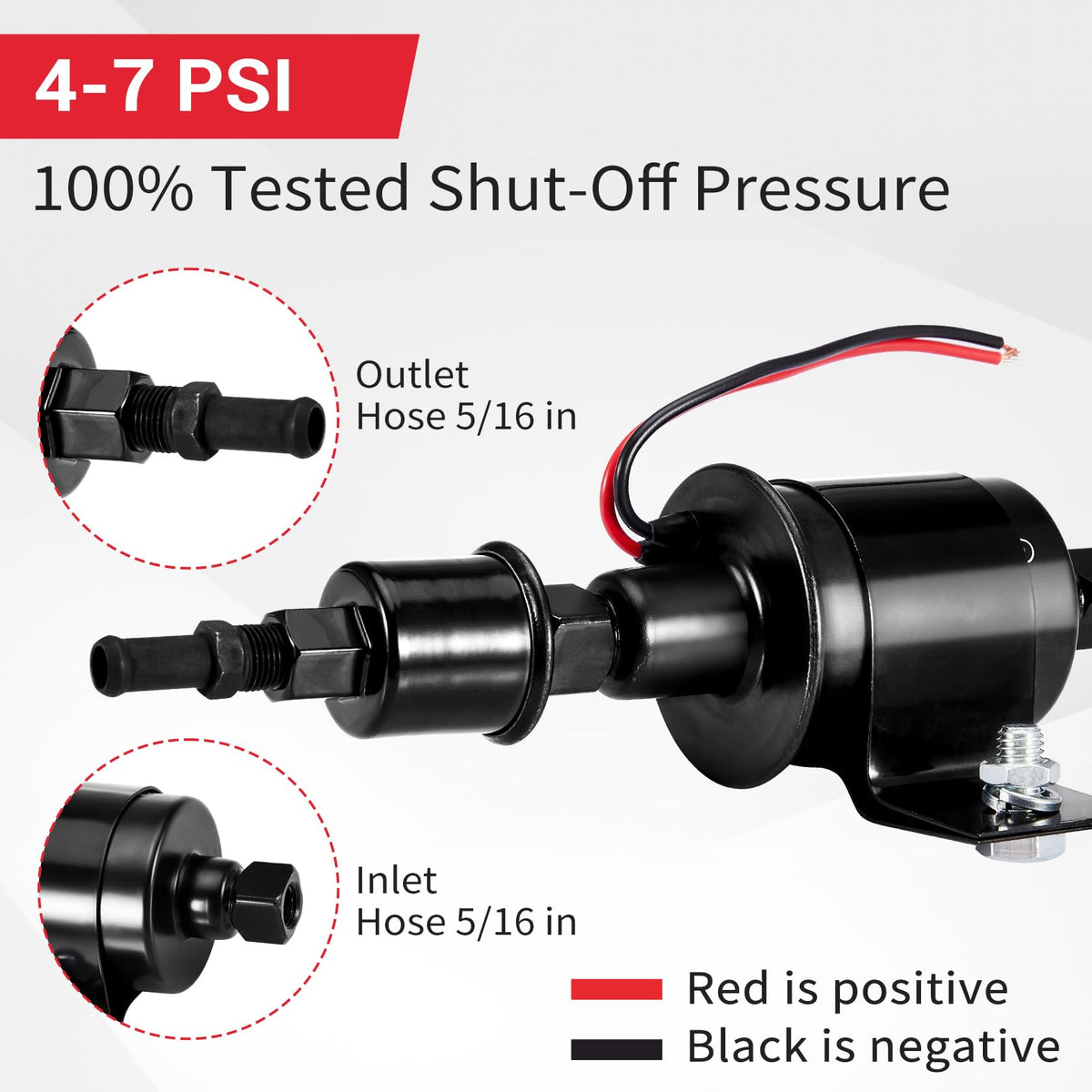 CarBole installed on carburetor demonstrating steady low-pressure delivery