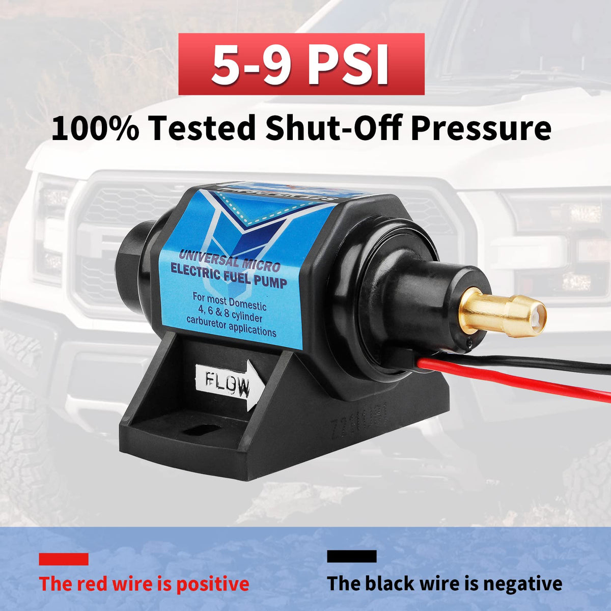 CarBole pump mounted under fuel tank demonstrating proper within-12-inch positioning