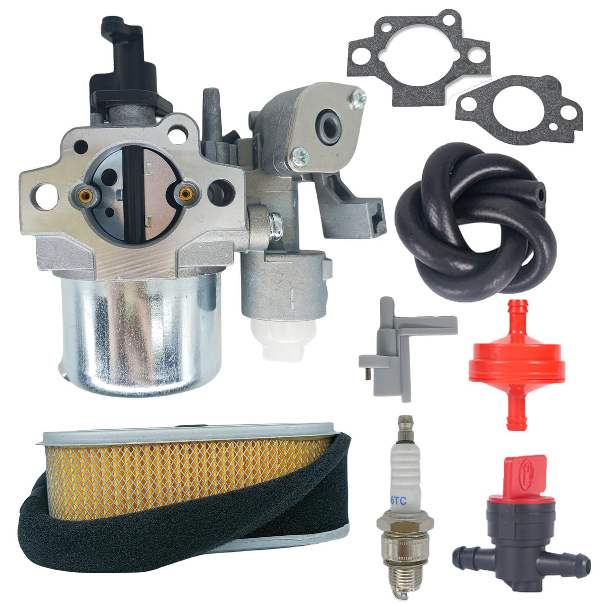 Carburionix front view carburetor showing bolt pattern and clean ports for easy replacement