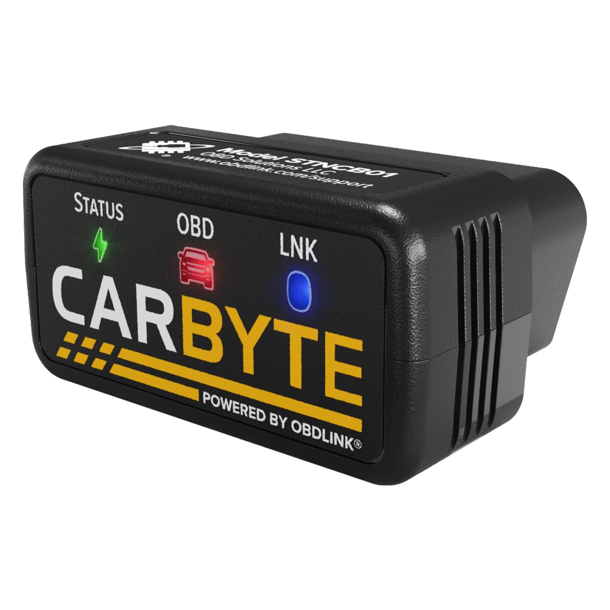 Carbyte front packaging showing device and benefits for easy install