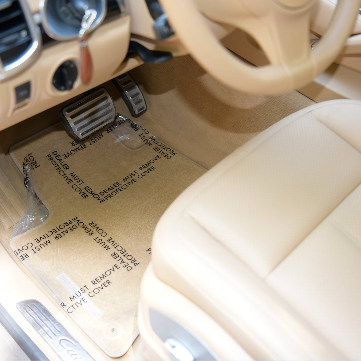 CARCAREZ adhesive backing detail demonstrating secure stick and residue-free removal