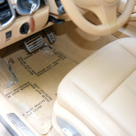 CARCAREZ adhesive backing detail demonstrating secure stick and residue-free removal