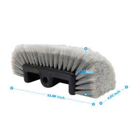 CARCAREZ angled view showing bristles wrapping sides for scratch-free contact