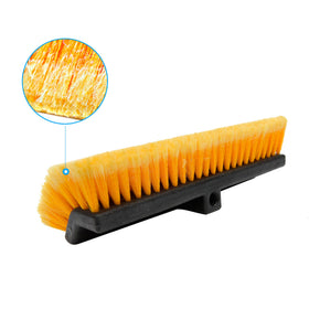 CARCAREZ close-up of feather-tip bristles protecting paint while holding soap