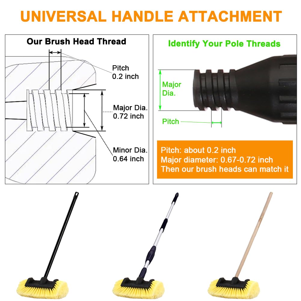 CARCAREZ flow-thru setup with hose showing continuous soap delivery benefit