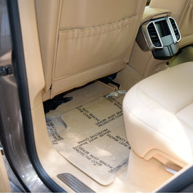 CARCAREZ roll next to a ruler showing 24-inch width and scale advantage