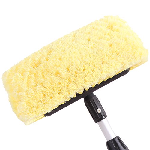 CARCAREZ brush next to ruler showing accurate 10 inch size for fit confirmation