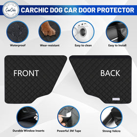 CarChic storage net bag with toys and treats for organized travel