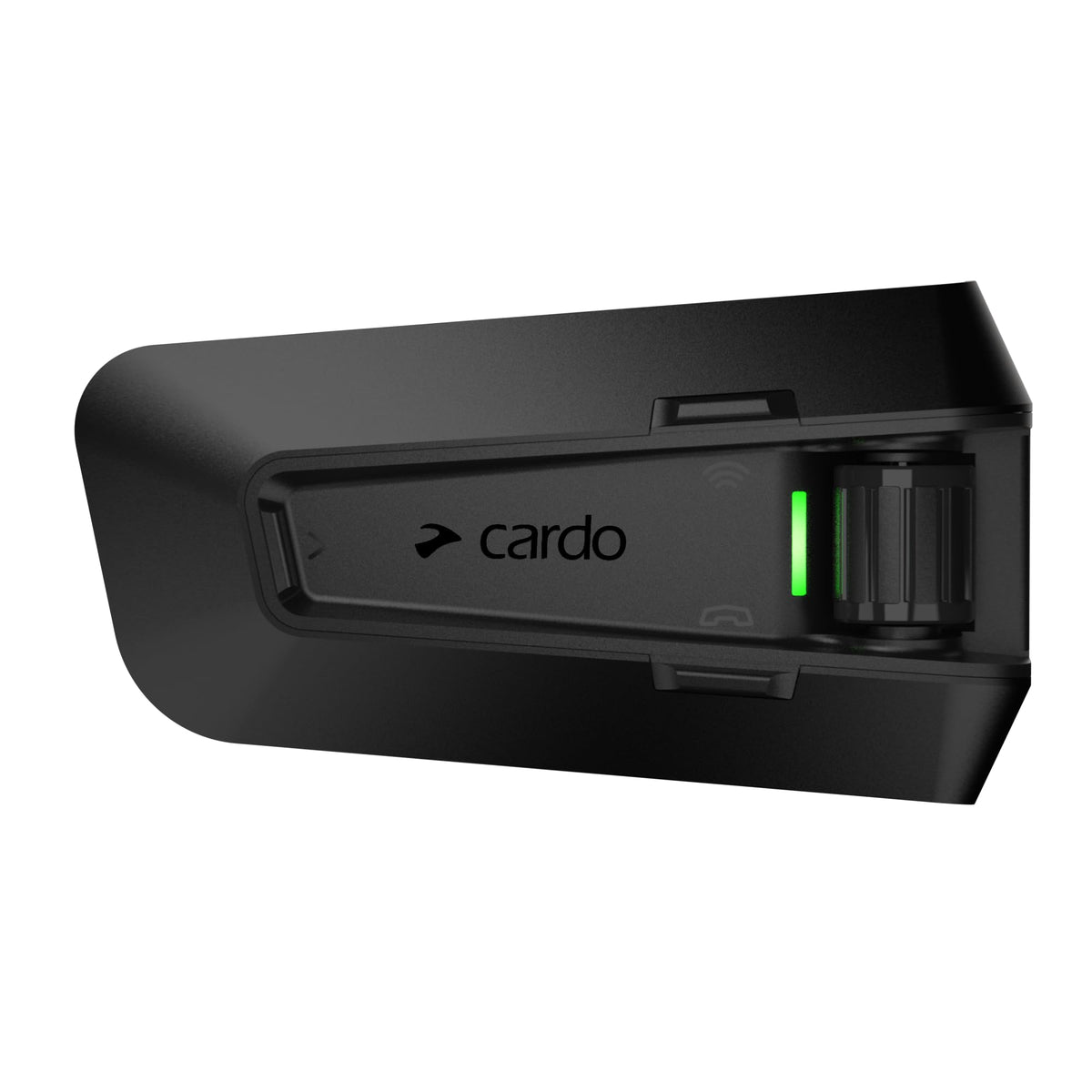 Cardo PACKTALK PRO 45mm JBL speaker close-up delivering high-fidelity sound in helmets