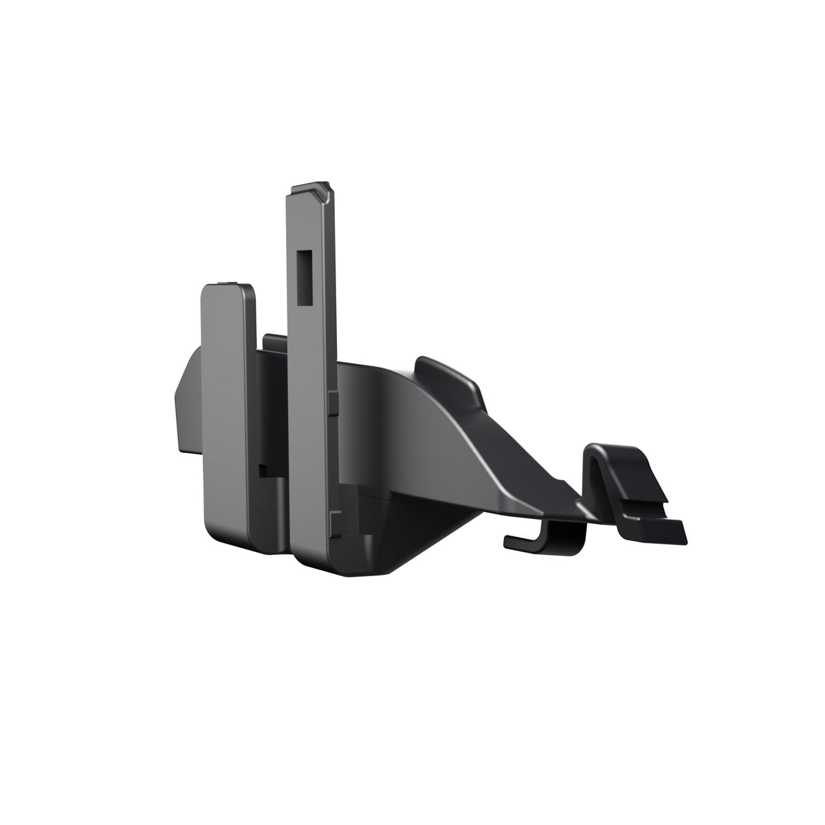 Cardo PACKTALK adaptor close-up of clip tabs and install detail for reliability