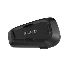 Cardo Spirit HD dual pack front view showing headset pair and controls for easy access